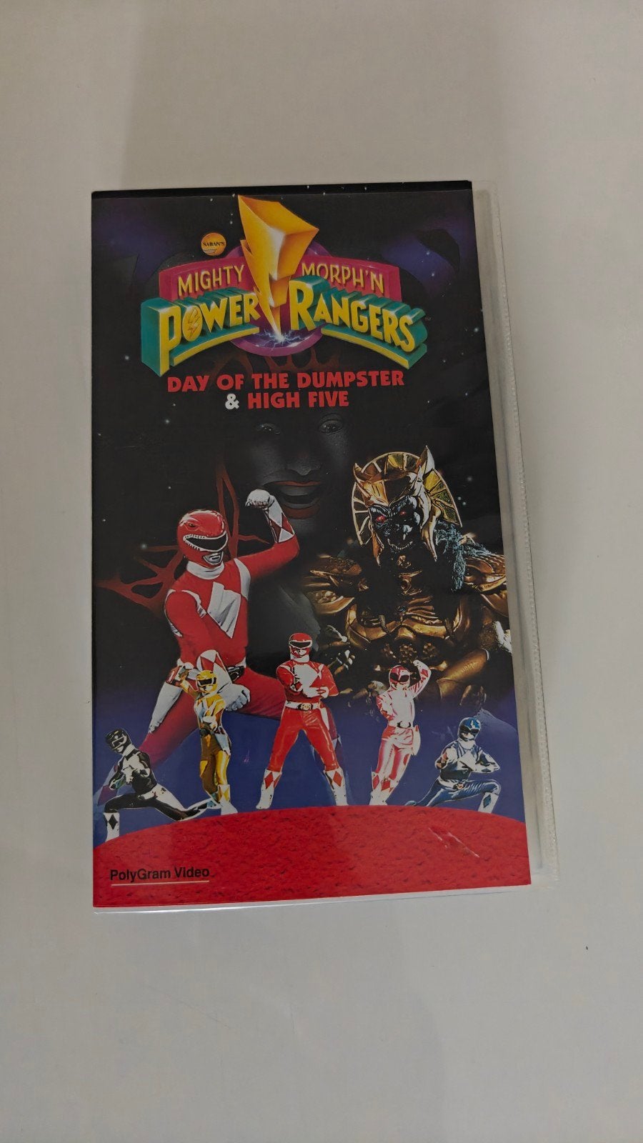 Mighty Morphin Power Rangers Videoband, Alle leeftijden, Ophalen of Verzenden, Gebruikt, Serie