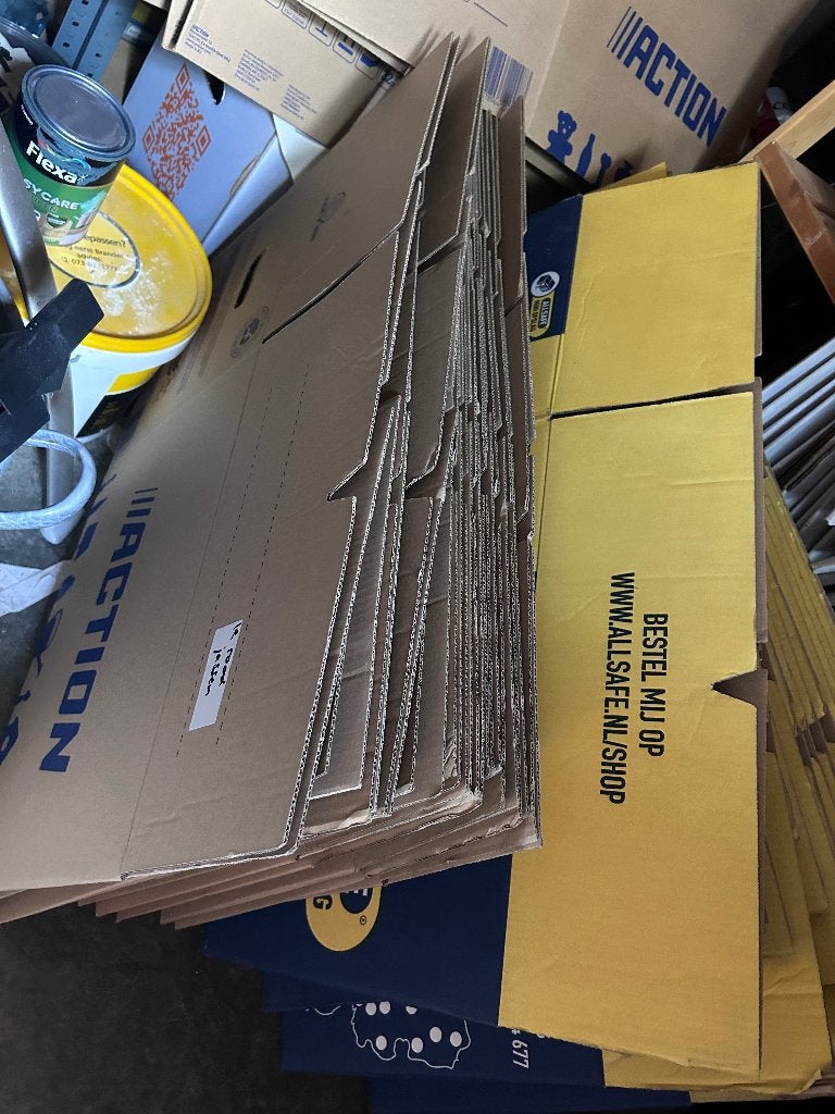 Verhuisdozen, Doe-het-zelf en Verbouw, Kratten en Dozen, Ophalen, 40 tot 60 cm, Opvouwbaar, 50 tot 75 cm