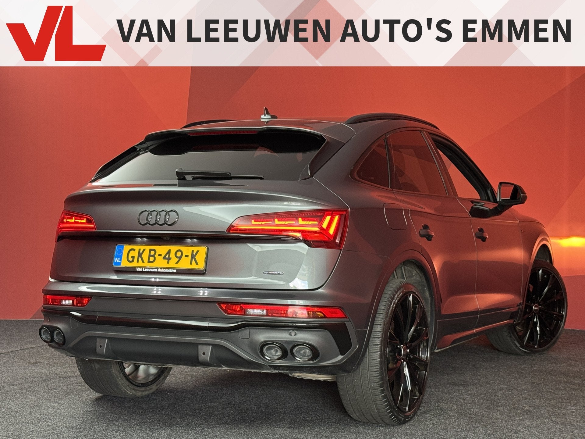 Audi Q5 Sportback 55 TFSI e S edition Competition | Stoelver, Auto's, Automaat, Gebruikt, 4 cilinders, Bedrijf