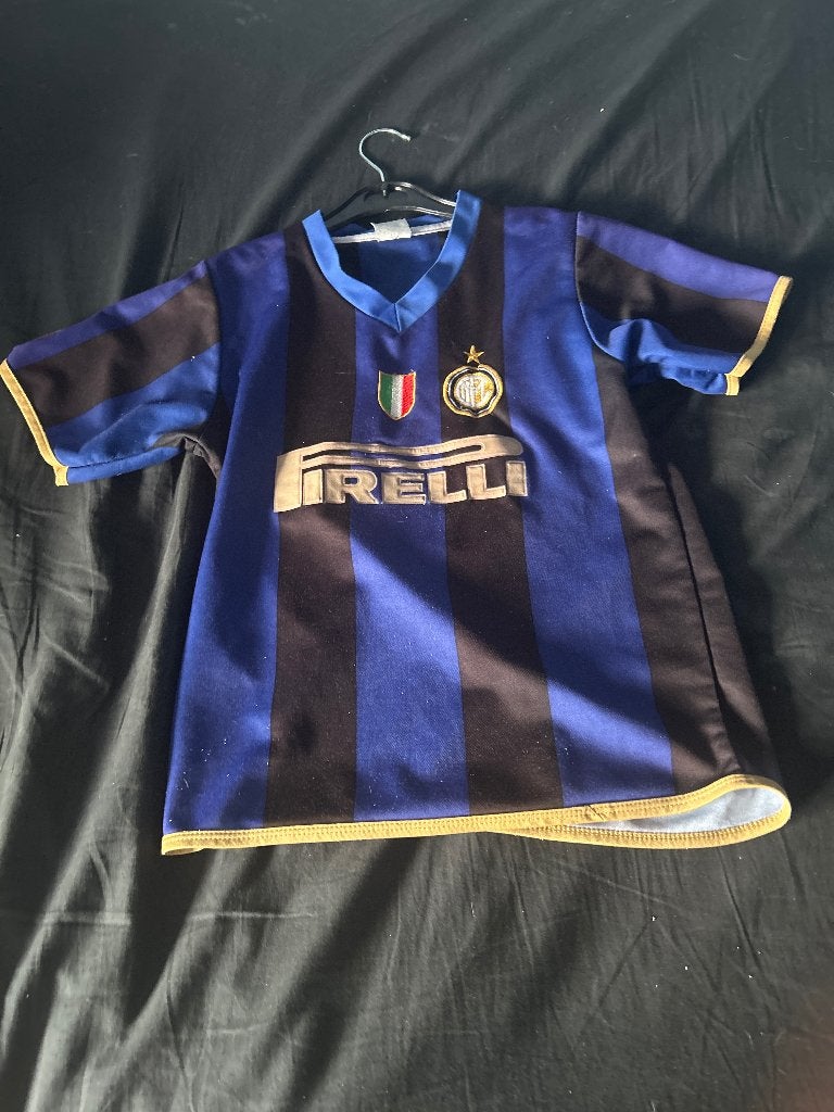 Voetbalshirt inter Milan ibrahimovic, Maat L, Ophalen of Verzenden, Zo goed als nieuw, Shirt