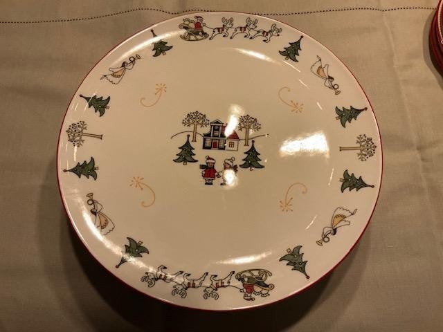 Wedgwood AH taartplateau en -bordjes, Diversen, Ophalen of Verzenden, Nieuw