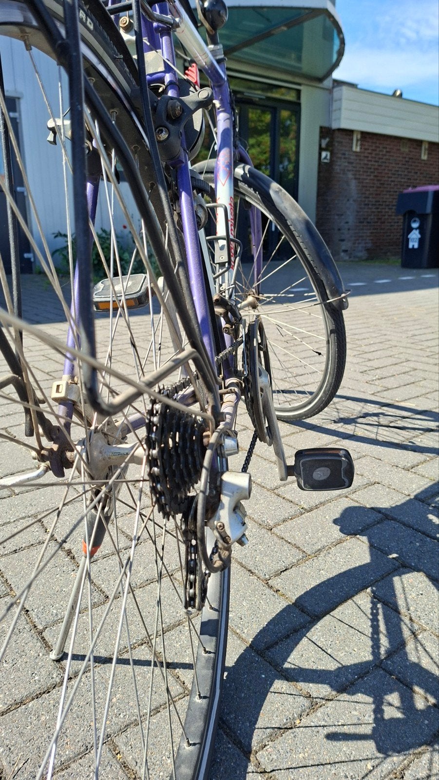 Koga Miyata fiets - paars/wit, Ophalen, 28 inch, Gebruikt, 10 tot 15 versnellingen