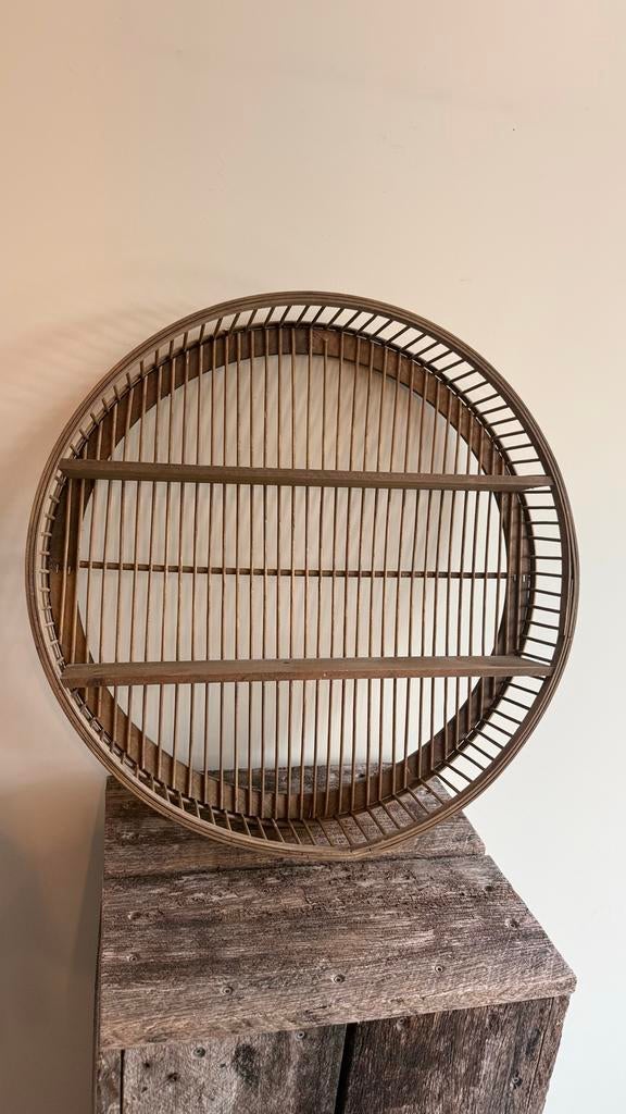 Rond houten wandbord - Leuk voor kinder- of babykamer, Ophalen, Hout, 60 cm, Nieuw