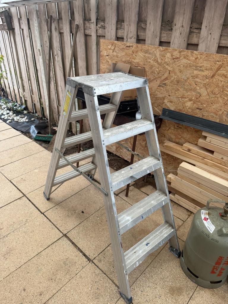 Trap inklapbaar, Doe-het-zelf en Verbouw, Ladders en Trappen, Ophalen, Zo goed als nieuw, Ladder, Opvouwbaar of Inschuifbaar