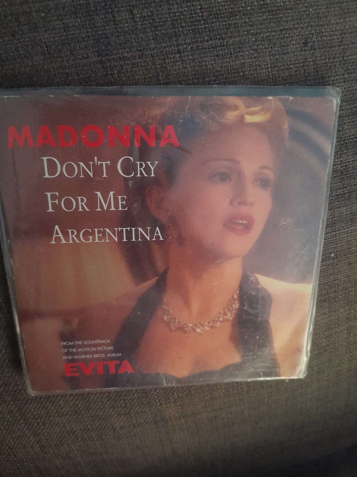 Madonna Don't cry for me Argentina, Ophalen of Verzenden, Zo goed als nieuw, Pop