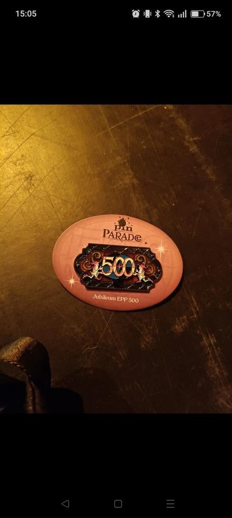 Efteling Pinparade Jubileum EPP 500 Pin, Ophalen of Verzenden, Nieuw, Merk, Speldje of Pin