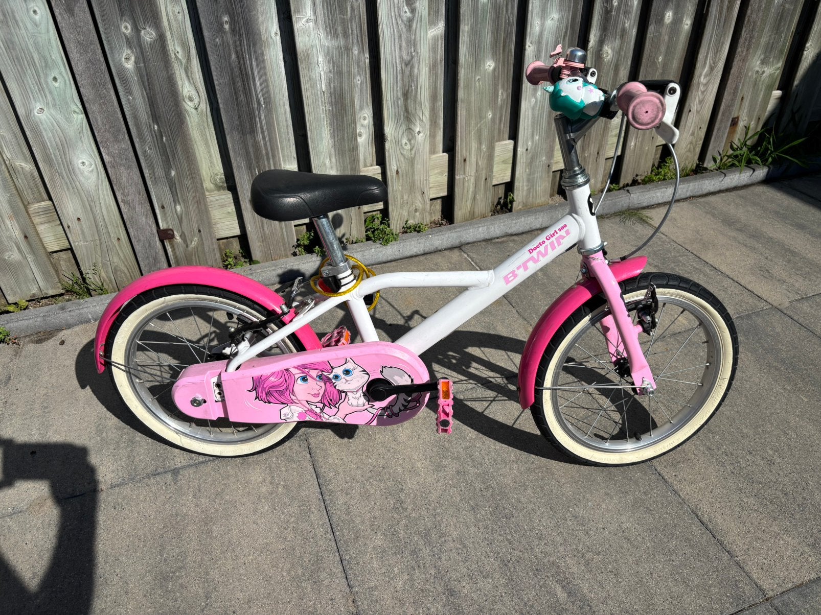 B’TWIN 16inch meisjesfiets, Ophalen, Gebruikt, 16 tot 20 inch