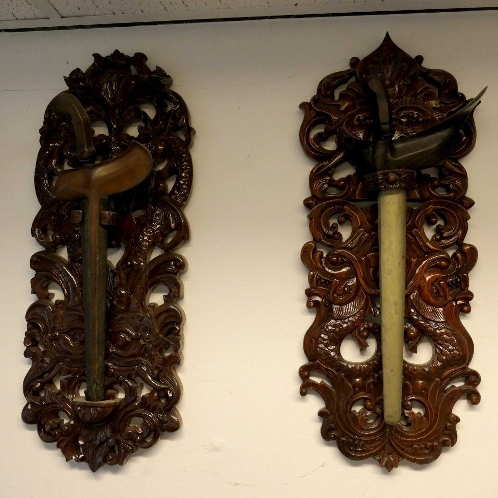 Blawongs: Diverse houders voor 1 Keris BQ3 Blawong ploncon, Ophalen of Verzenden