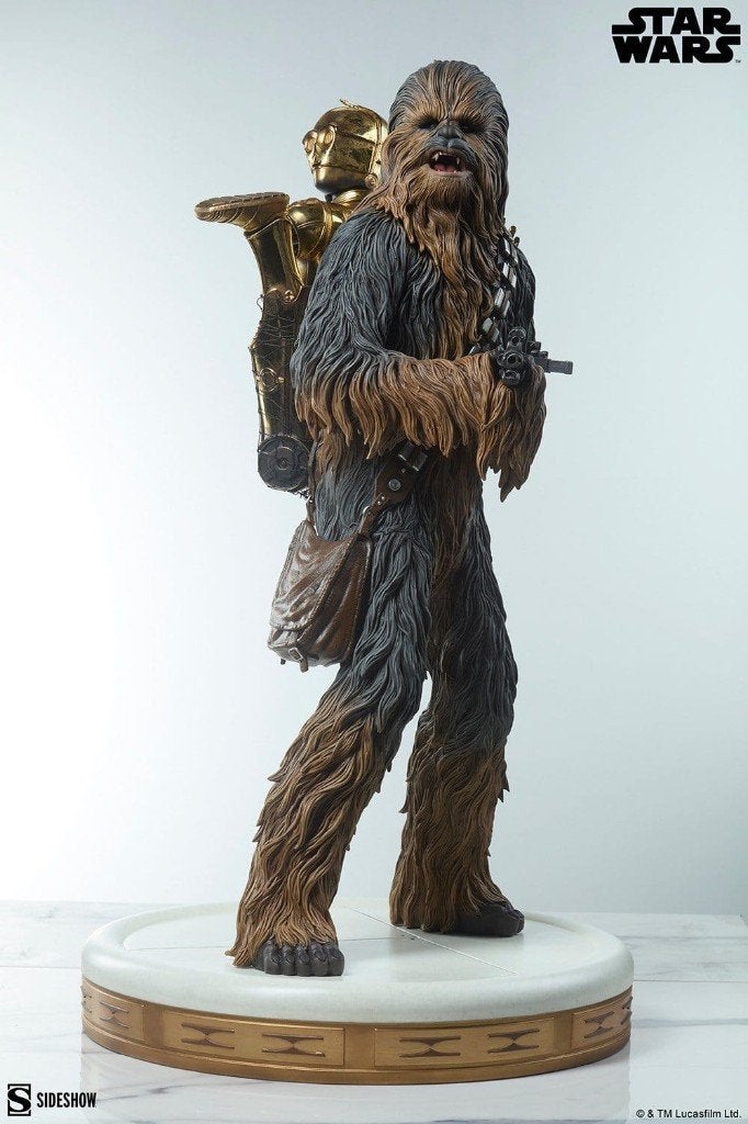 Sideshow Star Wars Premium Format Chewbacca and C-3PO