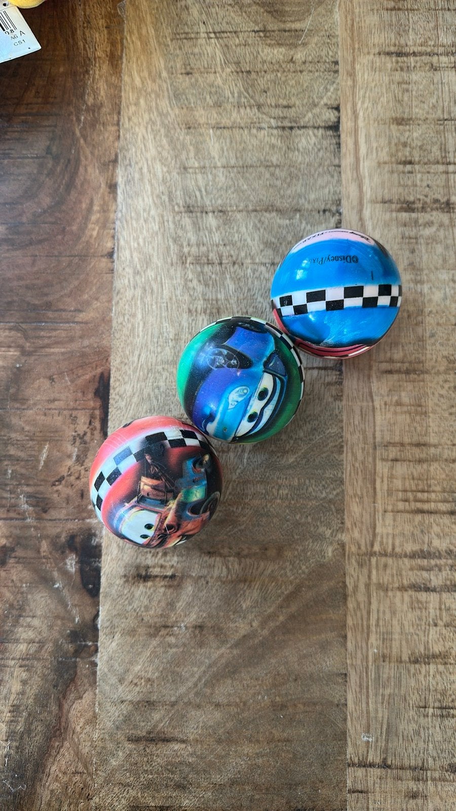 Disney Pixar Cars kleine ballen set, Ophalen of Verzenden, Gebruikt, Jongen of Meisje