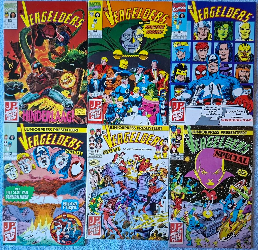 DE VERGELDERS SPECIAL. JUNIOR PRESS. 4 EURO PER STUK., Boeken, Strips | Comics, Meerdere comics, Ophalen of Verzenden, Zo goed als nieuw