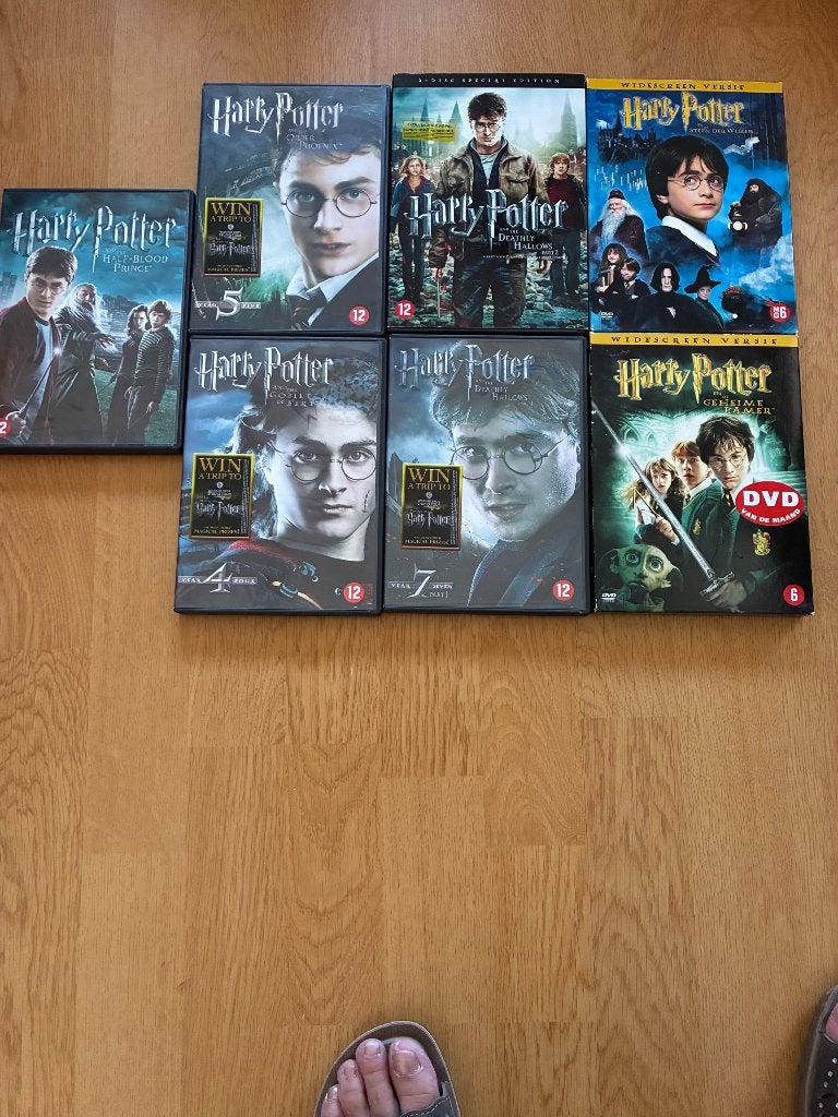 DVD’s van Harry Potter, Ophalen, Engels, Nederlands, Zo goed als nieuw