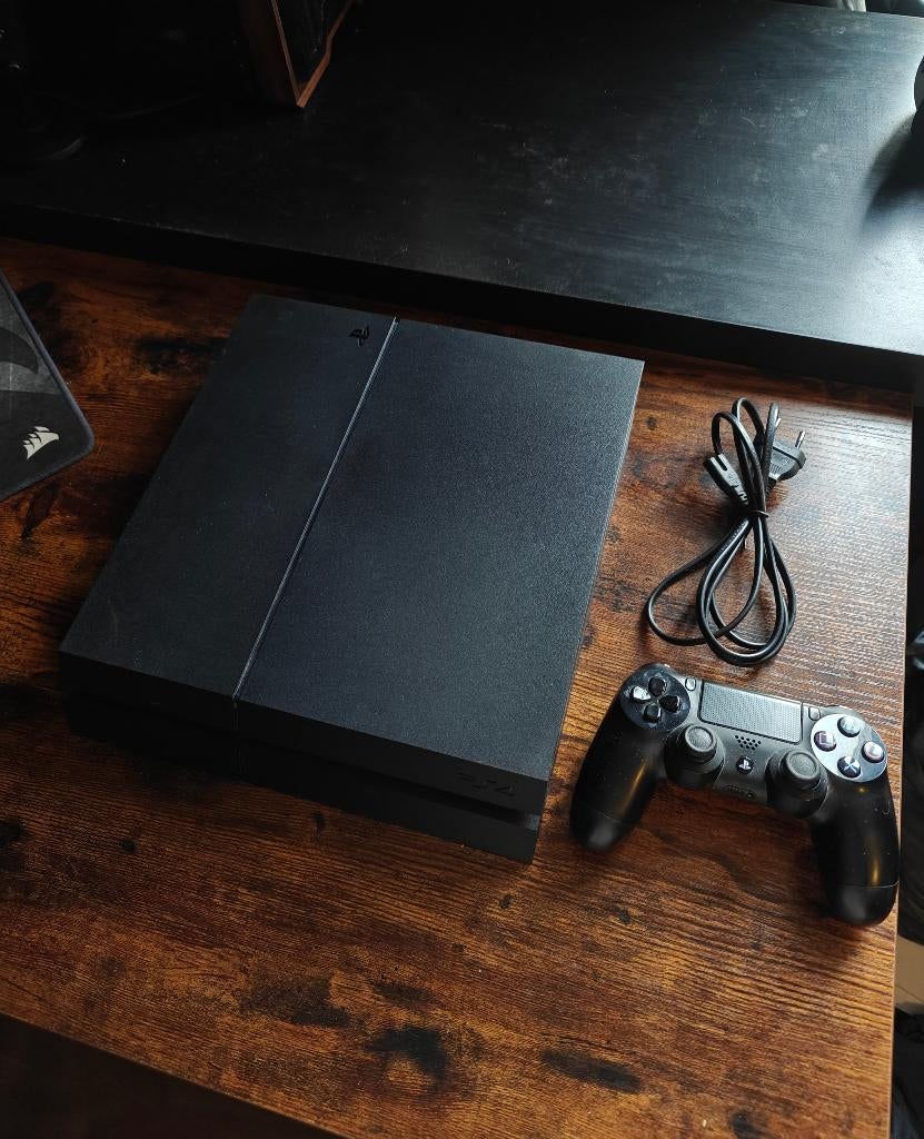 PS4 1TB + Controller + 8 Games, Spelcomputers en Games, Ophalen of Verzenden, 1 TB, Met 1 controller, Original