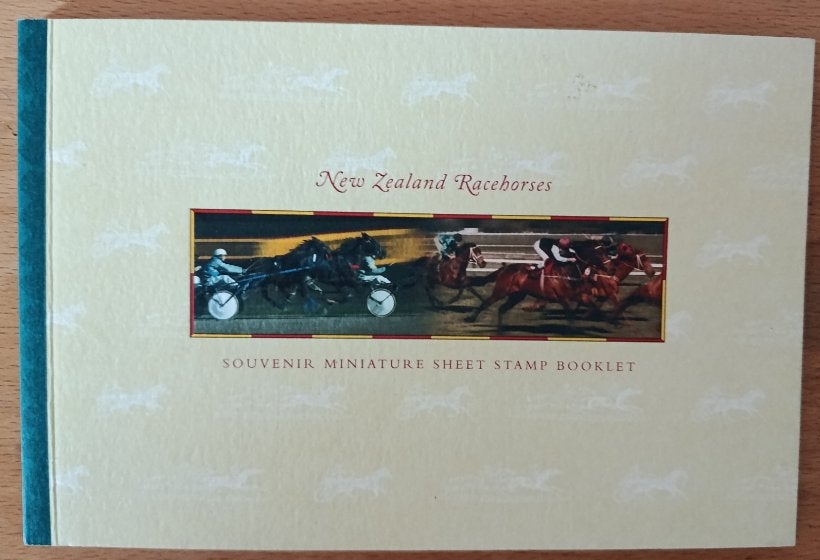 New Zealand Racehorses Souvenir Postzegelboekje, Ophalen of Verzenden, Postfris, Dier of Natuur