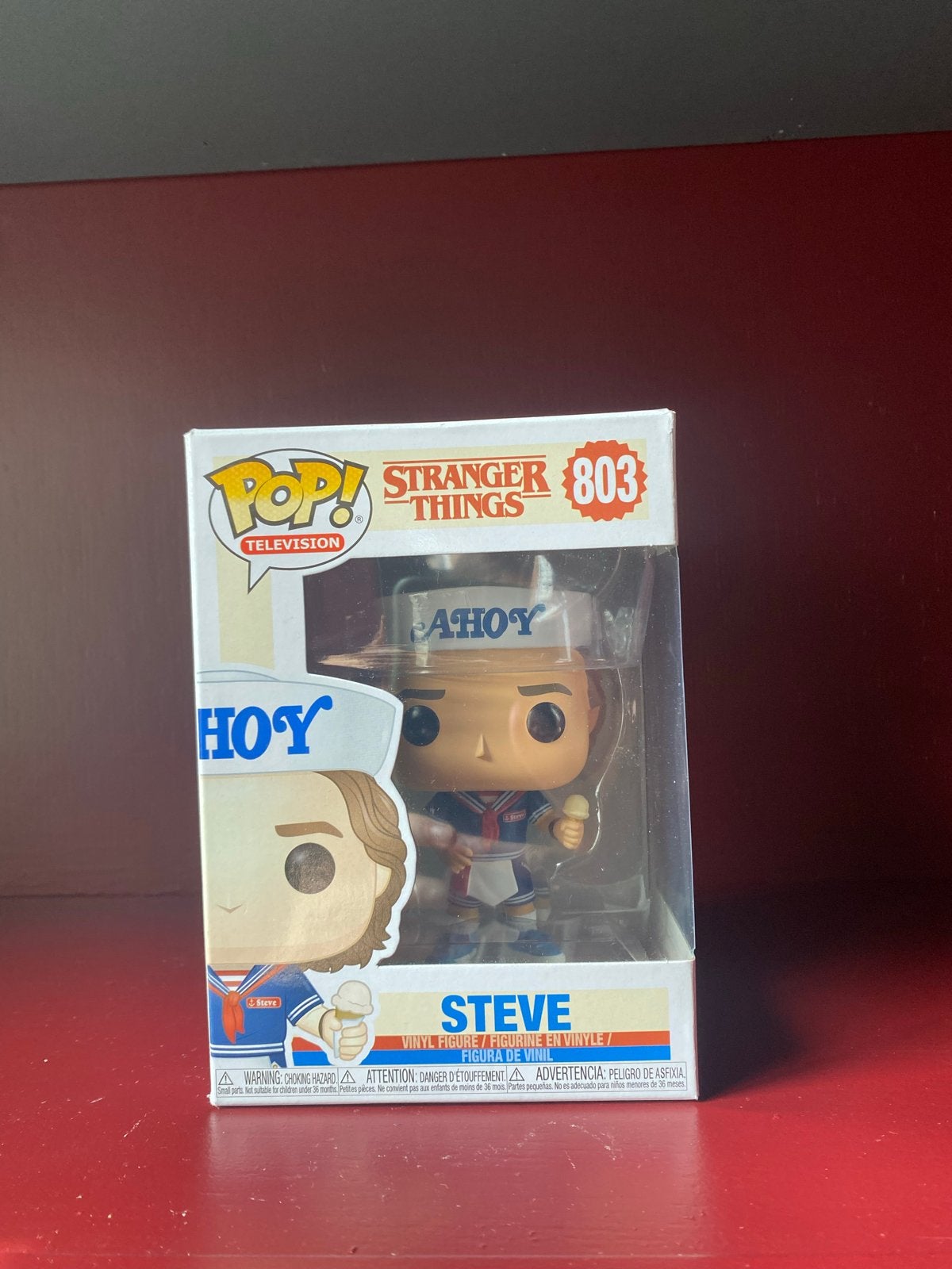 Funko Pop! Stranger Things Steve #803 Scoops Ahoy, Ophalen of Verzenden, Zo goed als nieuw