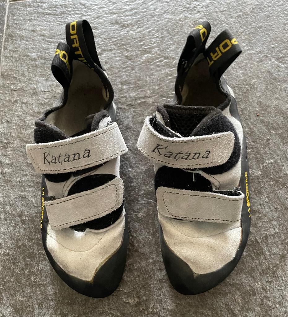 Klimschoenen La Sportiva katana maat 37,5, Sport en Fitness, Klimsport, Ophalen of Verzenden, Zo goed als nieuw, Klimsportschoenen