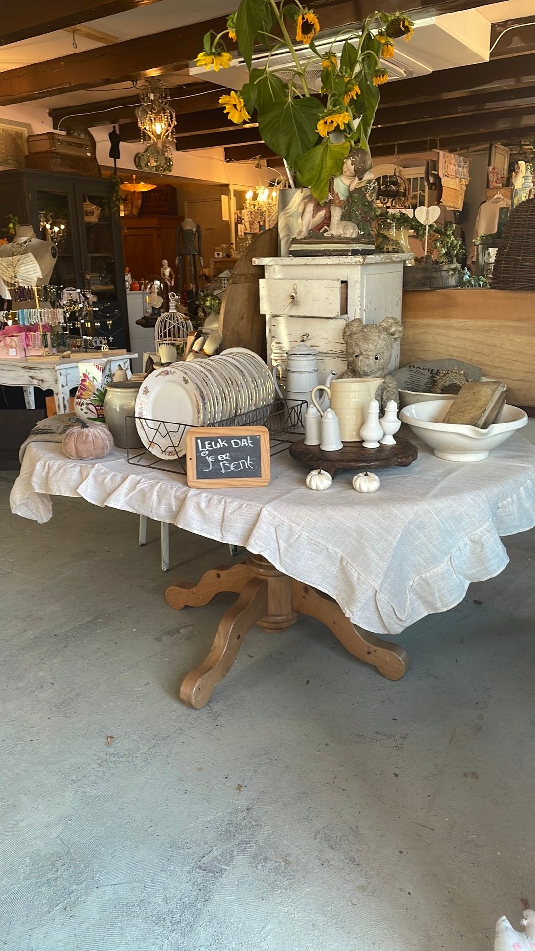 Leuke Ovale Eettafel, Ophalen
