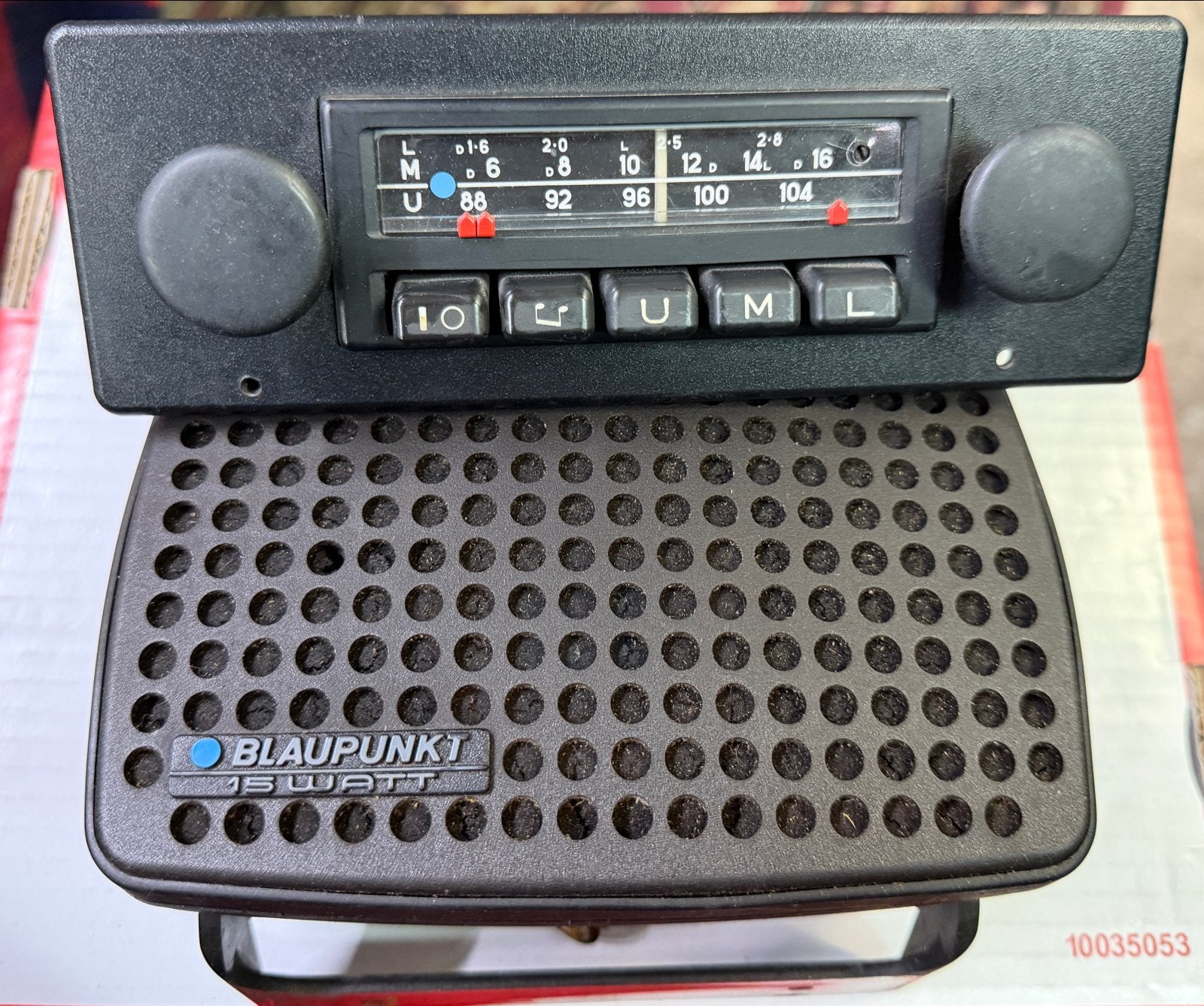 Blaupunkt autoradio en speaker jaren 60-70, Ophalen of Verzenden, Gebruikt