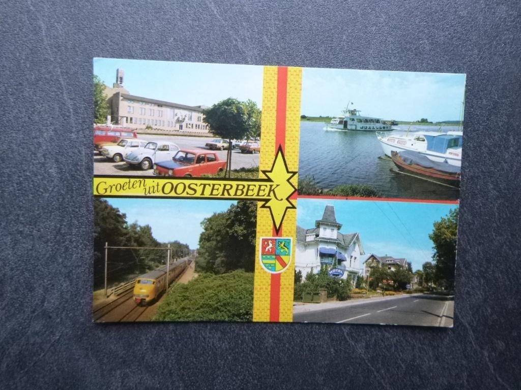 Oosterbeek, auto/boten 1976, Verzenden, 1960 tot 1980, Ongelopen, Gelderland