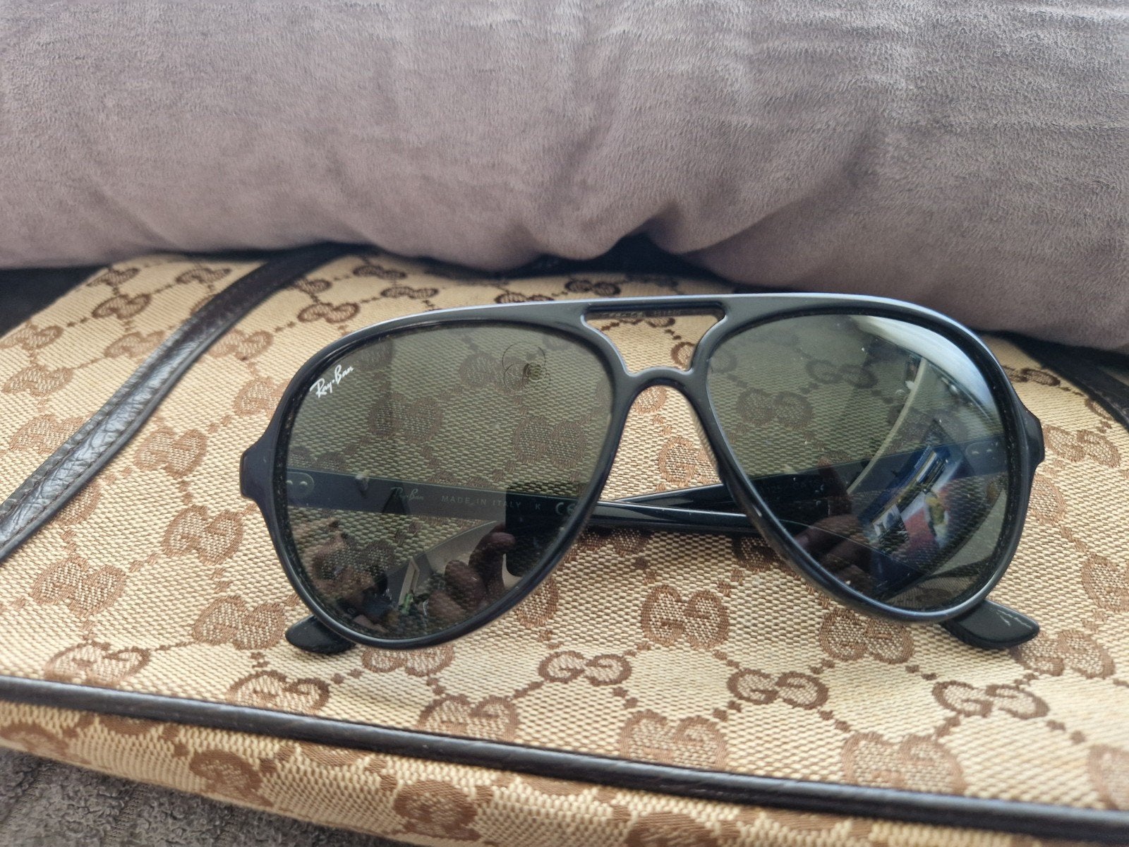 Rayban heren zonebril, Ophalen, Zo goed als nieuw, Zwart, Ray-Ban