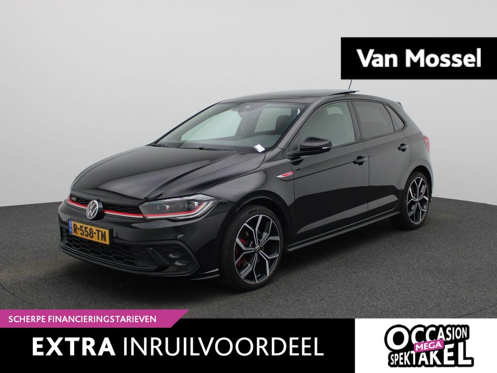 Volkswagen Polo 2.0 TSI GTI | Automaat | Apple Carplay/Andro, Auto's, Gebruikt, 4 cilinders, 1261 kg, Zwart