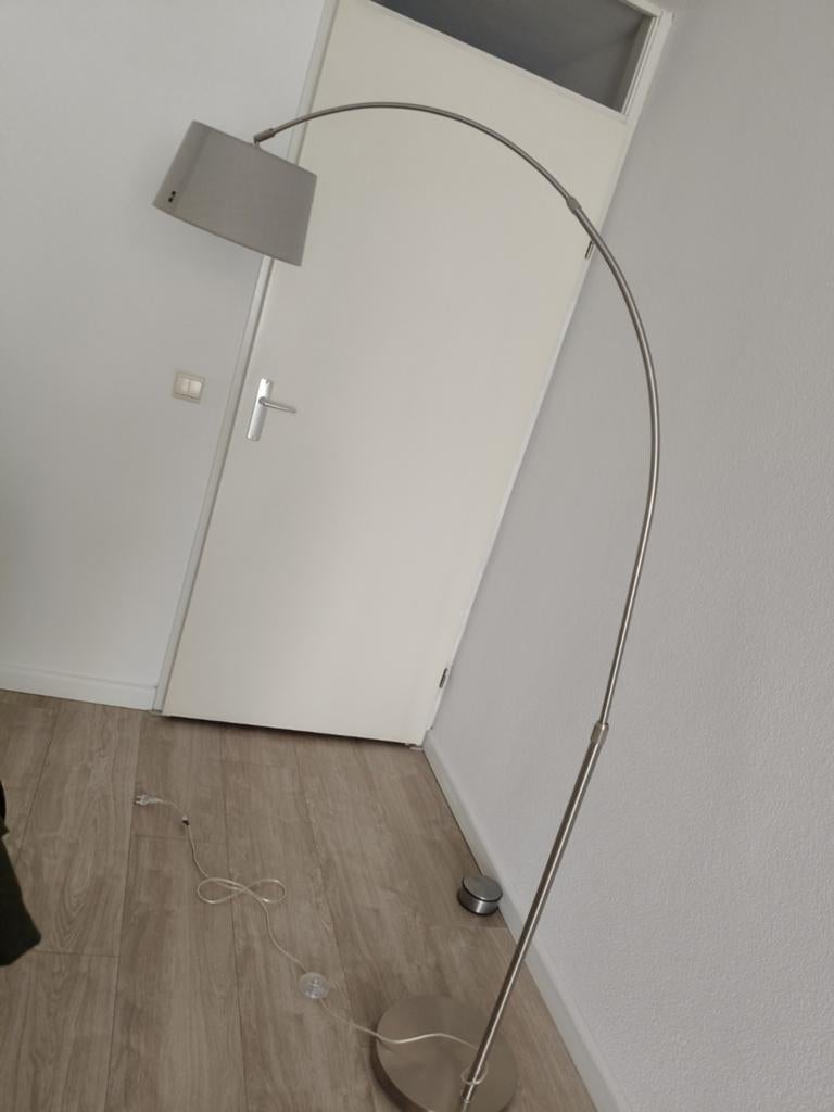 Booglamp, Huis en Inrichting, Lampen | Vloerlampen, Ophalen of Verzenden, Zo goed als nieuw, 150 tot 200 cm