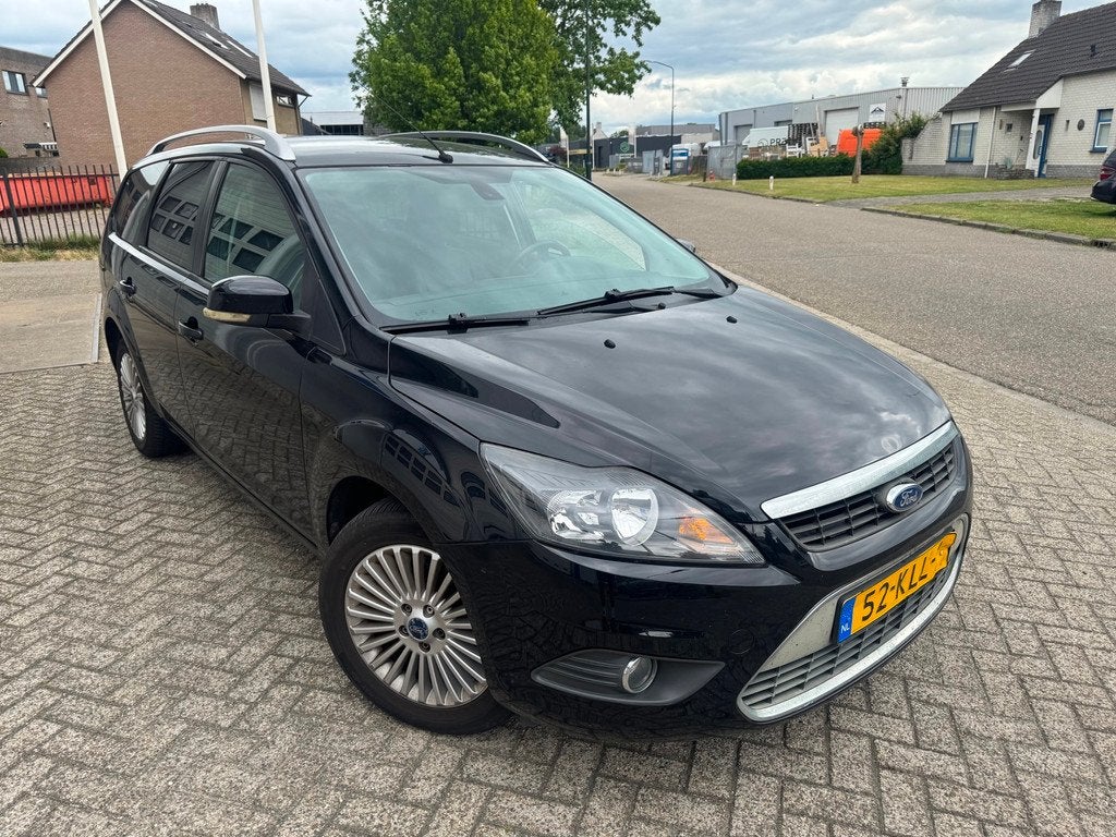 Ford Focus Wagon 1.8 Limited Airco,Trekhaak,Leer,Navi, Auto's, Euro 5, 125 pk, Gebruikt, Parkeersensor