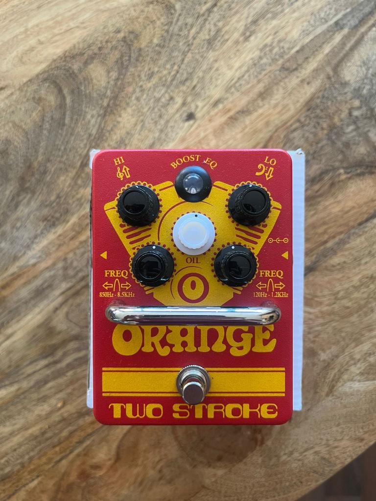Orange Two Stroke EQ Boost pedal z.g.a.n., Muziek en Instrumenten, Effecten, Verzenden, Zo goed als nieuw, Volume