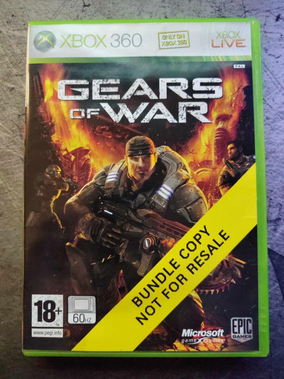 Gears of War - Bundle Copy - Not for Resale - Xbox 360 - CIB, Gebruikt, Vanaf 18 jaar, Shooter, 1 speler