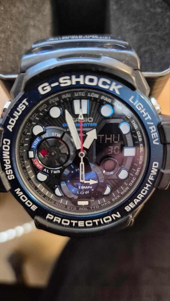 G-Shock Gulfmaster GN-1000B Herenhorloge, mag tevens geruild, Casio, Kunststof, Polshorloge, Kunststof