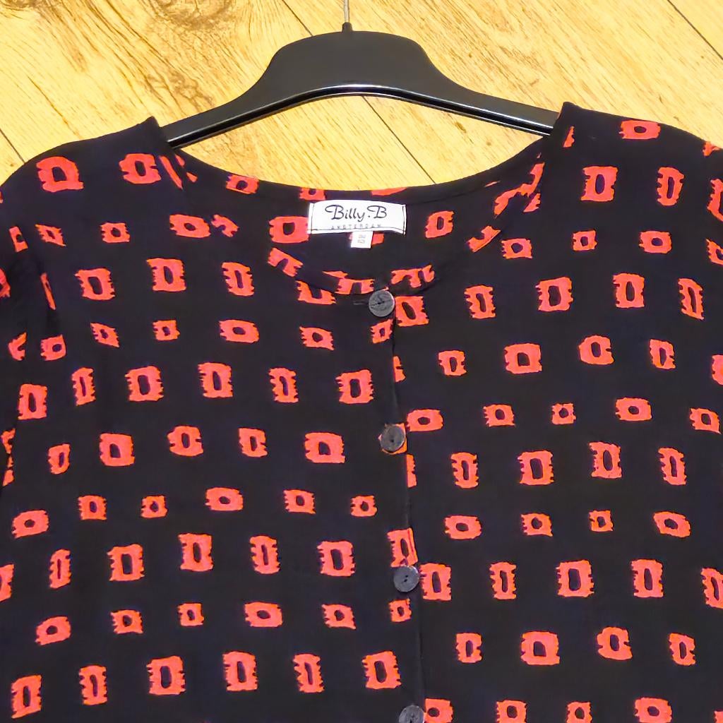 Billy B tuniekje zwart-rood incl. verzend  , Maat 38/40 (M), Billy B, Verzenden, Zwart