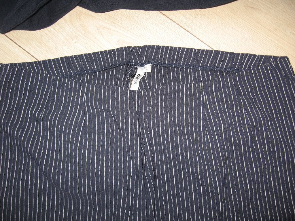 Leuke Ciso blauwe slank makend gestreepte broek 52 54 €20, Ophalen of Verzenden, Nieuw, Blauw, Broek of Spijkerbroek