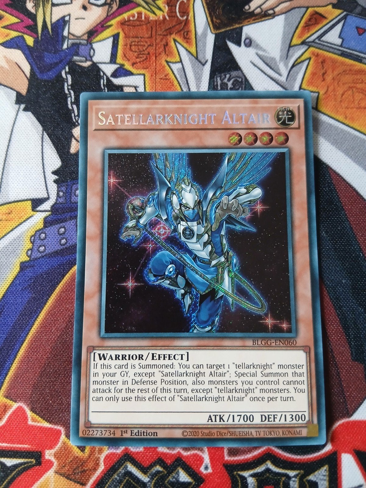 Satellarknight Altair - Secret Rare BLGG - Yu-Gi-Oh, Ophalen of Verzenden, Zo goed als nieuw, Foil