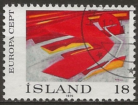 IJsland, Postzegels en Munten, Ophalen of Verzenden, IJsland, Gestempeld