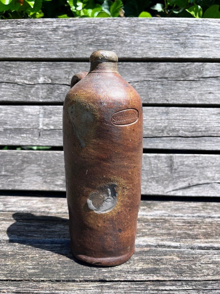 Bodemvondst vroege Steengoed Jeneverkruik Schiedam Misbaksel, Ophalen, Gebruikt, Borrel- of Shotglas