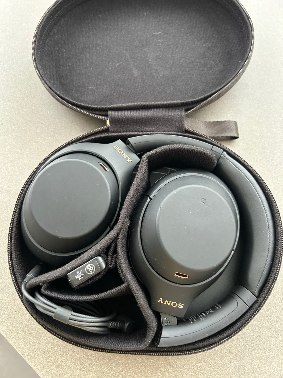 Sony WH-1000XM4 Noise Cancelling Koptelefoon Zwart, Ophalen, Bluetooth, Zo goed als nieuw, Zwart