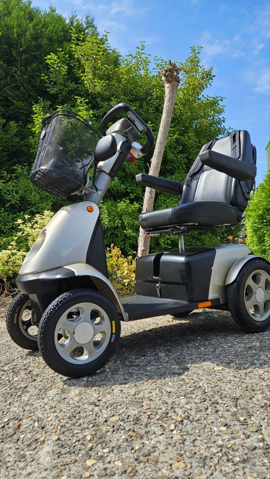 Trophy6 stabiele 4-wiel scootmobiel, Super geveerd !👈, Ophalen, Zo goed als nieuw, Elektrische rolstoel