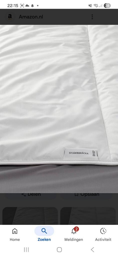 Dekbed Ikea nieuw, Ophalen of Verzenden, Nieuw, Deken of Dekbed