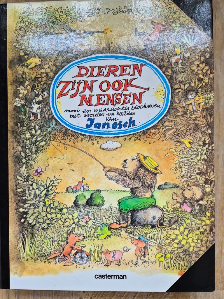 Janosch  - Dieren zijn ook Mensen Casterman 1982, Boeken, Kinderboeken | Jeugd | onder 10 jaar, Gelezen, Ophalen of Verzenden