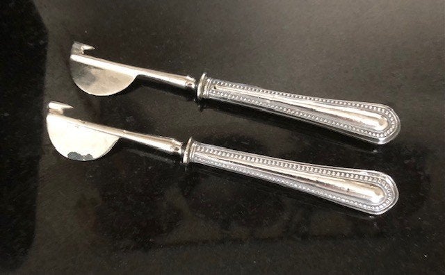 vintage verzilveren grapefruit mesjes, Ophalen of Verzenden