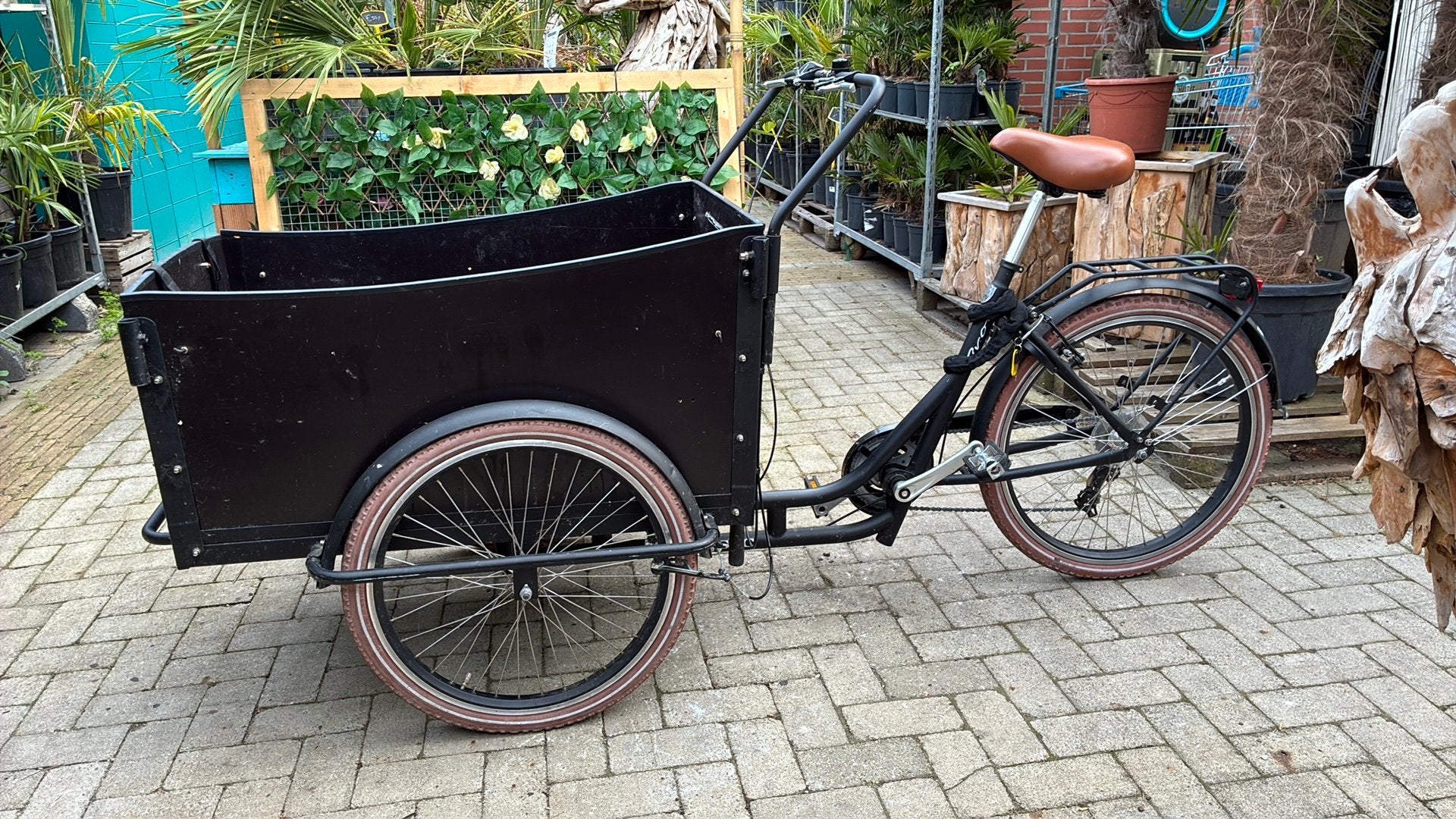 Bakfiets zgan, Overige merken, 4 kinderen of meer, Ophalen of Verzenden, Zo goed als nieuw