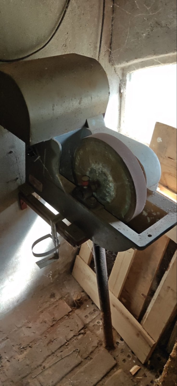 Oude Slijpmachinefabriek Muider werkbankslijpmachine, Ophalen, Gebruikt, Werkbankslijpmachine