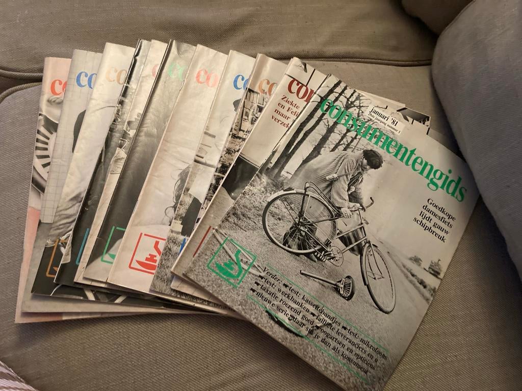 Consumentengidsen Jaargang 1981, Ophalen of Verzenden, Gelezen, Overige typen