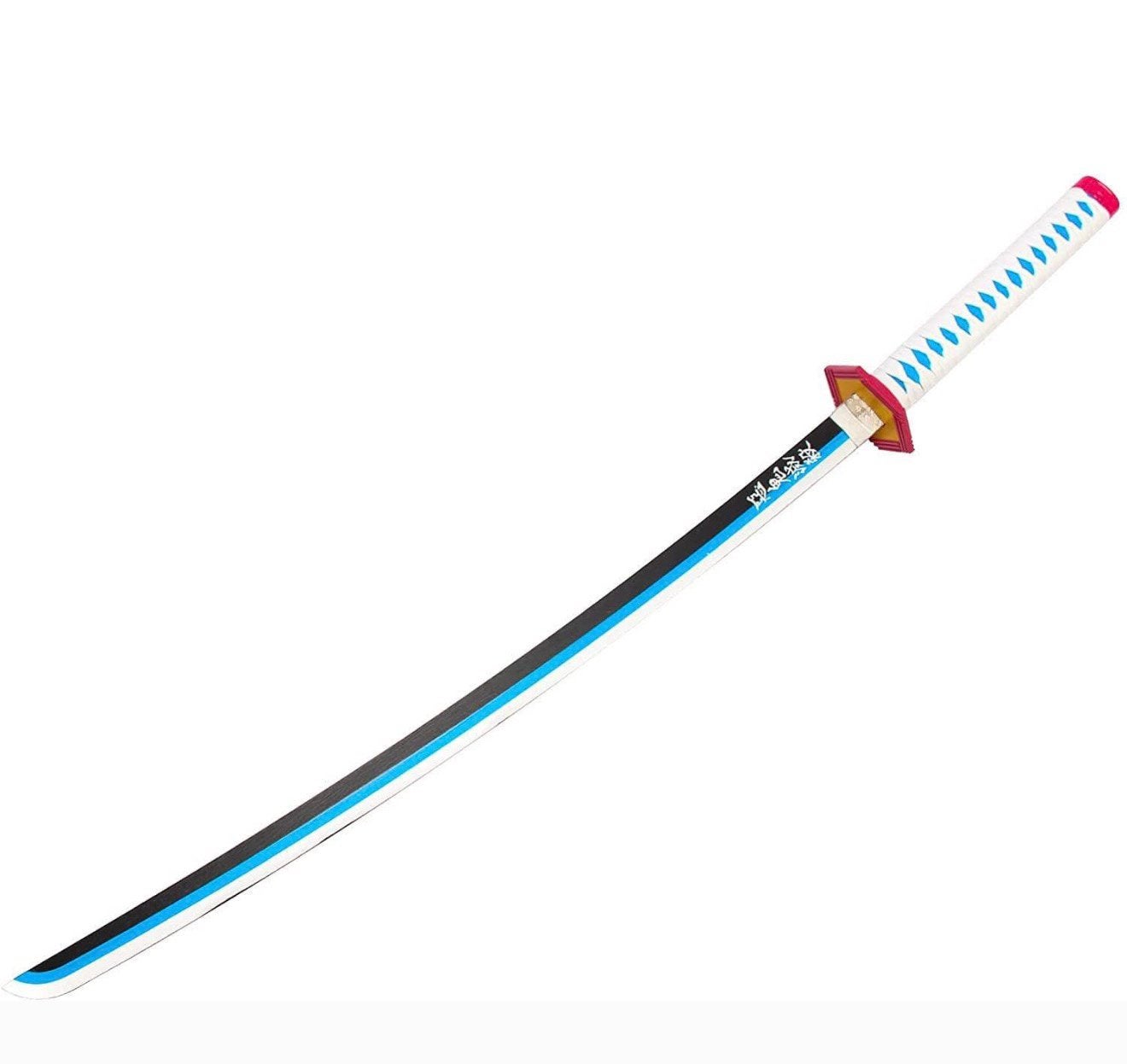 Demon Slayer Giyu Katana Replica 100cm Nieuw zwaard plastic, P, P, P, Nieuw