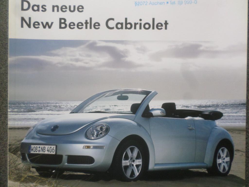 Volkswagen VW Beetle Cabrio 2005 Brochure, Ophalen of Verzenden, Zo goed als nieuw, Volkswagen