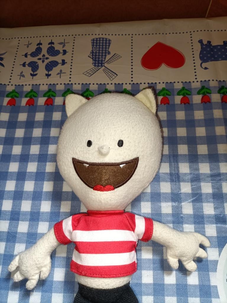Borre knuffel bekend van de leuke boekjes, Kinderen en Baby's, Speelgoed | Knuffels en Pluche, Ophalen of Verzenden, Zo goed als nieuw
