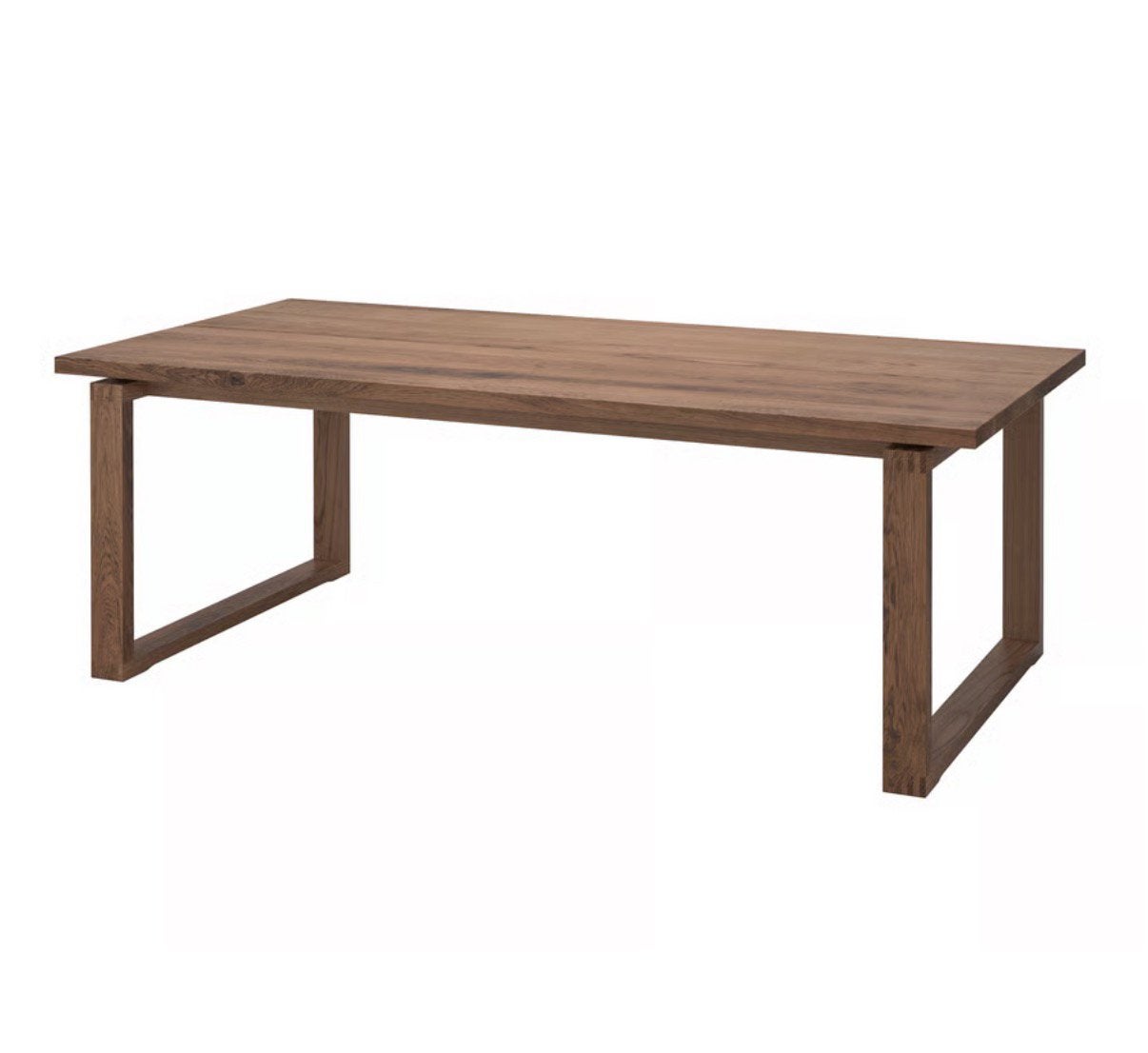 Eettafel 220 x 100cm, Ophalen, Gebruikt, Modern strak, 200 cm of meer