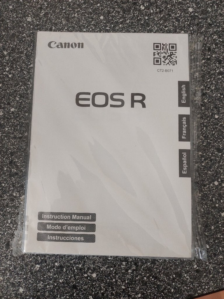 Handleiding Canon R, Ophalen of Verzenden, Nieuw