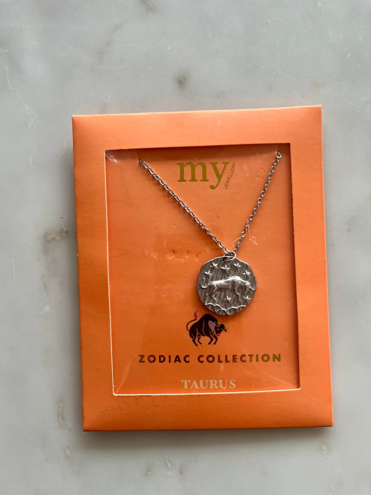 My Jewellery Zodiac Collection Stier Ketting, Sieraden, Tassen en Uiterlijk, Kettingen, Ophalen, Nieuw, Zilver, Met hanger