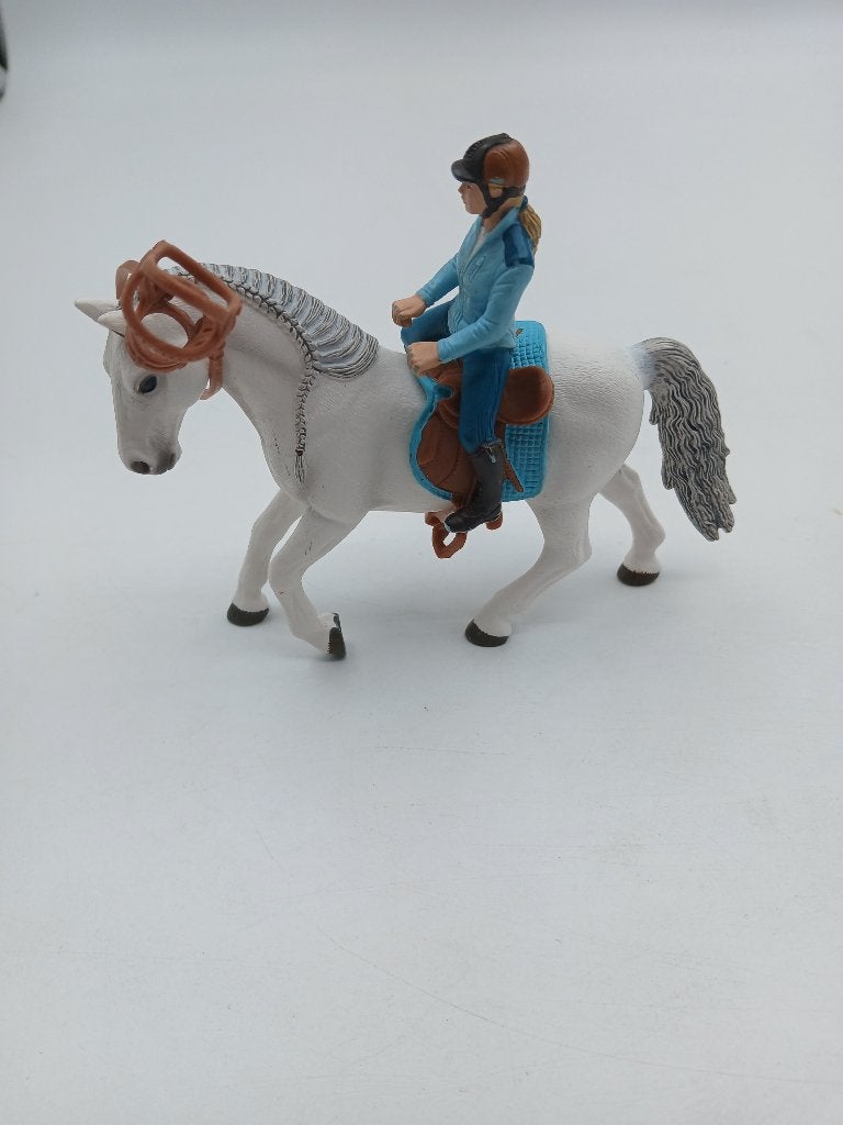 Schleich 42111 Horse Club Wedstrijd amazoneset, Ophalen of Verzenden, Gebruikt, Jongen of Meisje